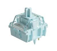 Akko V5 Interruttore per tastiera meccanica da gioco, interruttori tattili, 5 pin, 45 gf, pre-lubrificati in stile MX (45 pezzi, blu crema)
