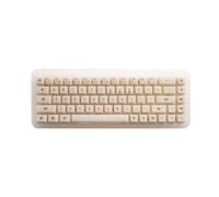 Akko YU01 - Tastiera meccanica da gioco con tasti trasparenti, retro RGB, hot swap, 2.4G Wireless/Bluetooth/Wired, 68-Key, layout US (switch antico Jade, V3 Piano Pro)