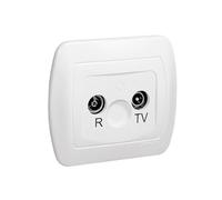 Kontakt-Simon AAK/11 - Presa di corrente in plastica IP20, 90 mm, 41 mm, 80,5 mm, colore: Bianco