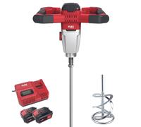 Akku-2-Gang-Rührer Mxe 18.0-EC+WR2 120 Miscelatore + 2x Batteria Ap 18V 5.0 Ah