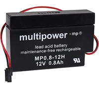 akku-net Batteria al piombo (multipower) per tapparelle a energia solare, casa e casa, 12 V, Lead-Acid