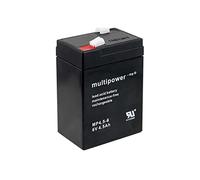 akku-net Batteria ricaricabile da cambio per carrozzelle scooter elettrico macchine elettriche 6V 4,5Ah (sostituisce anche 4Ah 5Ah), 6V, Lead-Acid