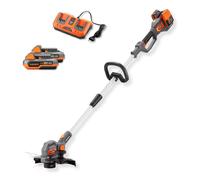 Akku Rasentrimmer FX-E2RTSET inkl. 2x 2Ah Akkus und 1x Doppel-Ladegerät 2,4A