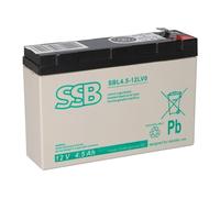 Akkuman.de Akkutechnik vom Fachmann Batteria al piombo 12 V 4,5 Ah AGM adatta per UP-VW1220P1 UPC ecc. F2 6,3 mm Faston