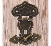 AKLOSIPY 10 Pezzi di Serrature Antiche in Lega di Zinco con Chiusura a Scatto Color Bronzo retrò per Scatole di Legno, Regali, Gioielli e Cassette degli Attrezzi
