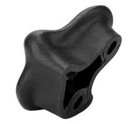 AKLOSIPY 10 Pezzi Kit di Pietre per Arrampicata a Roccia Colorata di Plastica Colorato per Bambini - Sicuro e Facile da Installare Equipaggiamento da Gioco (BLACK)