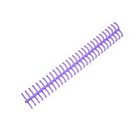 AKLOSIPY 10 Pezzi Set di Bobine di Legame a Spirale, Diametro 16 Mm, capacità di 130 Fogli, Lunghezza Personalizzabile, Plastica per l'uso di Uffici e Scolastici (PURPLE)