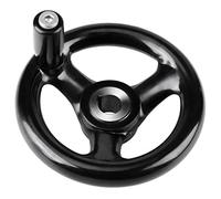 AKLOSIPY 12 * 100mm 3 Spoke Hand Wheel, Bakelite, Perfect for Industrial