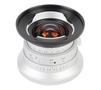 AKLOSIPY 12 Mm F2.0 Focus Fotocamera Manuale Lente Largo Angolare per Supporto RF con 97 Foglie di Apertura Angolo 10 per Prestazioni a Bassa Luce per R7 R10 R50 R100 RP R5 R6 (SILVER)