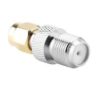AKLOSIPY 2 Pacchetti Maschio SMA a F Female RF Adattatore Coassiale Connettore di Accoppiamento Dritto per Antenne e Applicazioni Via Cavo