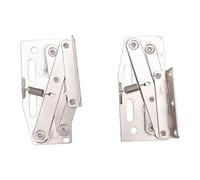 AKLOSIPY 2 Set Cerniere per Porte dell'armadio Premium Cerniera a Molla Ribaltabile da 45 Gradi Verso il Basso con Resistenza Alla Ruggine e Maggiore Durata per Mobili