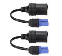 AKLOSIPY 2pcs Adattatore per Presa di Sigarette EC5 per Batteria per Auto da 12 V - Versatile, duty e Compatto per l'uso di Emergenza