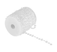 AKLOSIPY 30 M di Ciocche di Perline Acriliche Trasparenti per Decorazioni per Feste di Nozze Eleganza a Prezzi Accessibili Fai da Te (Trasparente)