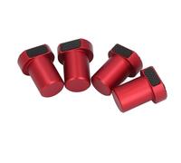 AKLOSIPY 4 Pezzi 20mm Cani da Banco con Cuscinetti Antiscivolo, Rosso Fermi per Tavolo per Lavorazione del Legno Blocco Limite Inserto Foro per Morsetti da Banco Accessori, Tappi per Fori per Cani a