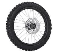 AKLOSIPY 70/100-17 2.75-17 Gruppo Ruota dei Pneumatici, Compatibile con RM80, KLX125 KLX140R, Apollo RFZ Open 125ml, DB-X18 DB-X19 DB -Z20, Acciaio Inossidabile + Gomma, in Gomma 17
