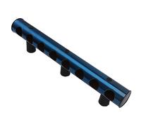 AKLOSIPY 8 Fori Colorare in Acciaio W Montato a W - Elegante Soluzione di Stoccaggio Rosso per Barre e Cucine per la Casa (BLUE)