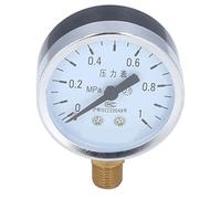 AKLOSIPY Accuratezza Elevata /4 Npt di Pressione con Quadrante Chiaro e Custodia in Ferro, Ideale per Il Monitoraggio della Pressione Idraulica e dell'olio (0~1 MPa)
