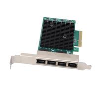 AKLOSIPY Adattatore Ethernet 2,5G a 4 Porte per Scheda Gigabit PCIe per PC Desktop con Alta velocità e Installazione Semplice