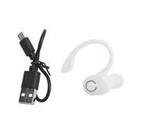 AKLOSIPY Auricolare Auricolare V5.2 Annullamento del Rumore con Microfono per Chiamate Chiare e Durata della Batteria, Design Ultraleggero per Comfort e Durata (WHITE)