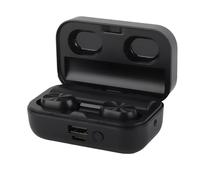 AKLOSIPY Auricolari del Traduttore con Supporto di 144 Lingue, Stereo HIFI, Torcia di Emergenza e Display Digitale in (BLACK)