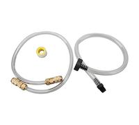 AKLOSIPY Barca Kit di Tubo di Spurgo dello Sterzo Idraulico con Tubo di Riempimento dell'olio e Connettore per Sistemi Esternali di Sestar (Connettore in plastica)