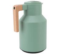AKLOSIPY Caffè Portatile 1L con Manico in Legno di Faggio, Isolamento Termico di 12 Ore, Bollitore a Prova di Perdite per Casa e Viaggio (GREEN)