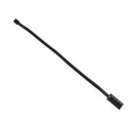 AKLOSIPY Cavo Splitter Ventola PWM a 4 Pin, Rivestito per Case CPU Computer a 4 Vie Adattatore Hub Connettore Multi Splitter di Alimentazione Ventola, Supporta il Controllo della velocità per