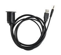 AKLOSIPY Cavo USB 3.0 per Montaggio a Incasso per Auto e Barca - Installazione Semplice e Spina per Trasferimento Dati per Uso Automobilistico