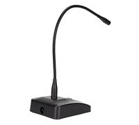AKLOSIPY Collo di Cigno Cablato 360 con Cavo da XLR a 6,35 Mm Microfono Commerciale Senza Cancellazione per Conferenze e Conferenze Microfono a Condensatore con Filo