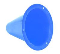 AKLOSIPY Coni da Allenamento da Calcio Morbidi Gialli da 10 Pezzi da 8 Cm, Marcatori da Calcio in Plastica PE con Base, Dischi Impilabili per Confini del Trapano, Attrezzatura da Campo per (Blue)