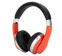 AKLOSIPY Cuffie Over-ear Pieghevoli con Microfono per Giochi, Stereo, Comode Cuffie Antirumore, Opzioni Multicolori (ORANGE)