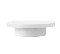 AKLOSIPY Display Rotante a 360 ° Torna Elettrico per Telecomando Fotografico, Diametro 20 Cm, Ricaricabile, Cuscinetto da 3 Kg di Bianco (Diametro 15 cm)