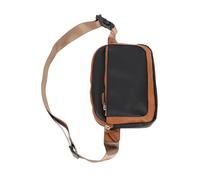 AKLOSIPY Elegante in PU per gli Sport all'aria Aperta e Compatto per Uomo e Donna in Beige Marrone (Marrone scuro)