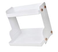 AKLOSIPY Elegante Scaffale Meticol da Letto per Camera da Letto e Studio per la Camera da Letto e Studio (WHITE)