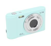 AKLOSIPY Fotocamera VLOG Video Camera Compact Camera 48MP 2,7K HD 16x Digital Zoom con Luce di Riempimento a LED Schermo da 2,88 Pollici per Viaggi Vlogging (verde chiaro)