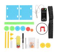 AKLOSIPY Giocattolo Modello Educativo Assemblato - Trasportatore Elettrico Fai-da-te, Strumento Scientifico in Plastica ABS per l'apprendimento Pratico dei Bambini