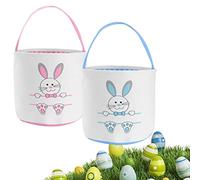 AKLOSIPY Graziosi Sacchetti Regalo Pasquali per Bambini, Ideali per la Caccia Alle Uova e Decorazioni Festive (AKLOSIPYg7y9vop2md-10335415)