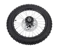 AKLOSIPY Gruppo Ruota Anteriore 14 Pollici 60/100-14 2,5-14 Kit di Tubo Interno del Pneumatico con ASSE 12 Mm e Rotore del Freno 190 Mm per Bici 125 Ml 125 Ml di Bici 125 Ml
