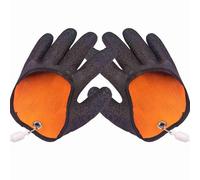 AKLOSIPY Guanto da pesca professionale con lancio magnetico - Design I Slip per uomini, S Ha Om S, forature e graffi, attrezzatura per la cattura dei pesci