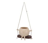 AKLOSIPY Hanging Resin Flower Head Planter Exquisite Design for Home