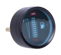 AKLOSIPY Indicatore di Misurazione del Misuratore del Carburante a LED 52mm 12V per Auto e Motociclette - Facile Lettura con Avvisi con Codice Colore