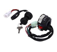 AKLOSIPY Interruttore di Avvio del Manubrio con Interruttore a Chiave di Accensione, Sostituzione Diretta per ATV, Plug and Play, OEM 5LP-83973-01-00, Si Adatta a Big Bear 250 YFM250