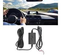 AKLOSIPY Kit Cavo Rigido per Auto da 12 V/24 V A 5 2,5 A per Fotocamere con Connettore USB A Gomito Destro - Alimentazione Continua per Parcheggio