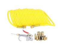 AKLOSIPY Kit da 14 Pezzi con Connettore Rapido, Tubo Flessibile e Set di Accessori per Uso Domestico e Automobilistico