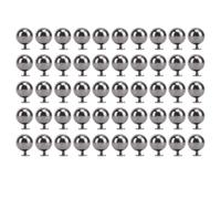 AKLOSIPY Kit di Rivetti a Sfera in Ferro da 50 Set - Borchie da 10 Mm di Diametro con Viti da 6 Mm per Artigianato in Pelle, Abbigliamento, Stivali e Borse (#3)