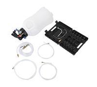 AKLOSIPY Kit Distributore di Riempimento Olio Pneumatico 10 Litri con Manometro e Scatola di Conservazione per un Facile di Fluido