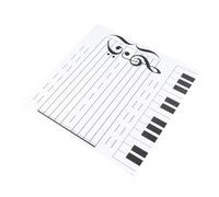 AKLOSIPY Lavagna Magnetica a Secco, Design Bifacciale | Resistente, facile da pulire, ideale per l\'aula, include 70 magneti, versatile per l\'insegnamento della musica