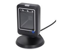 AKLOSIPY Lettore di Codici a Barre 2D MP6300Y - Lettore di Codici a Barre Desktop con Rilevamento Automatico per Negozi Al Dettaglio, Compatibile con/macOS/, USB Plug and Play, Scansione