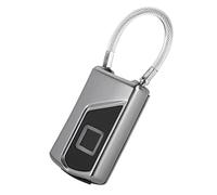 AKLOSIPY Lucchetto con Riconoscimento delle Impronte Digitali con USB e IP66, Alta Sicurezza per Uso Esterno e Facile Accesso