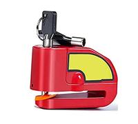 AKLOSIPY Lucchetto per Allarme di Sicurezza per Moto, Lucchetto per Disco con Suono da 110 DB e Design Antifurto